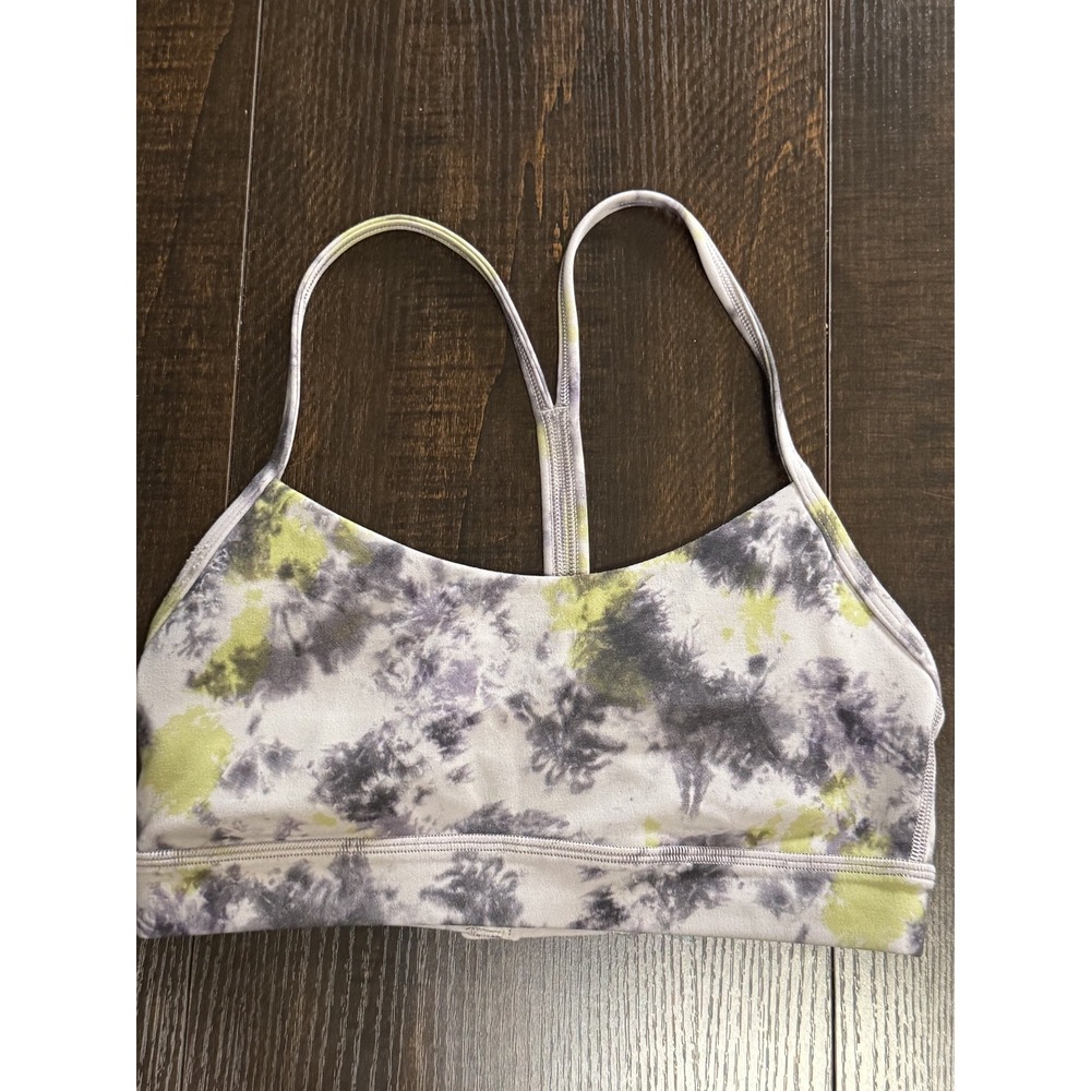 Women's Lululemon Radial Tie Dye Sports Bra Size 4 (#1043)
